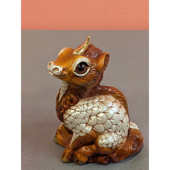 Windstone Editions Horned Ki-Rin Dragon Baby by Pena 1992 3" - Picture 4 of 6